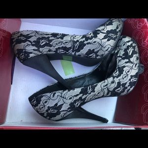 Charming Charlie new lace heels
